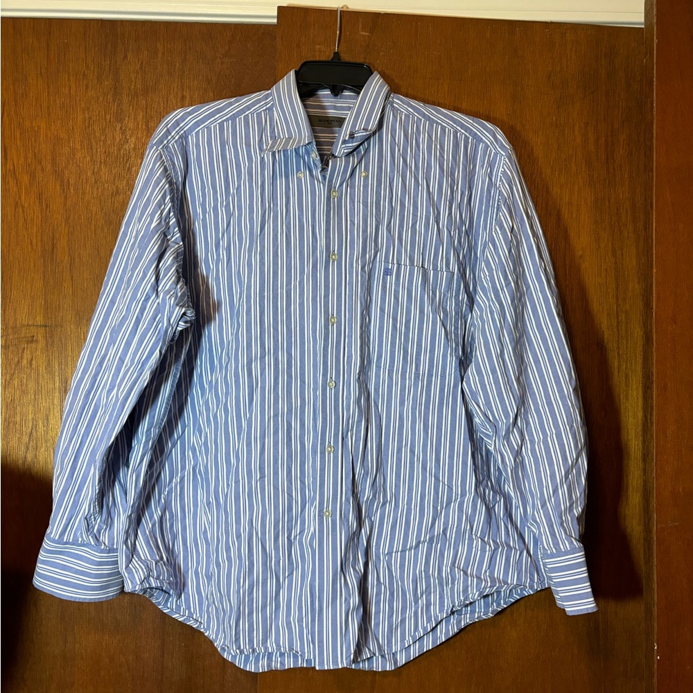 🐠 GIVENCHY men button down shirt size XL(17,5)
